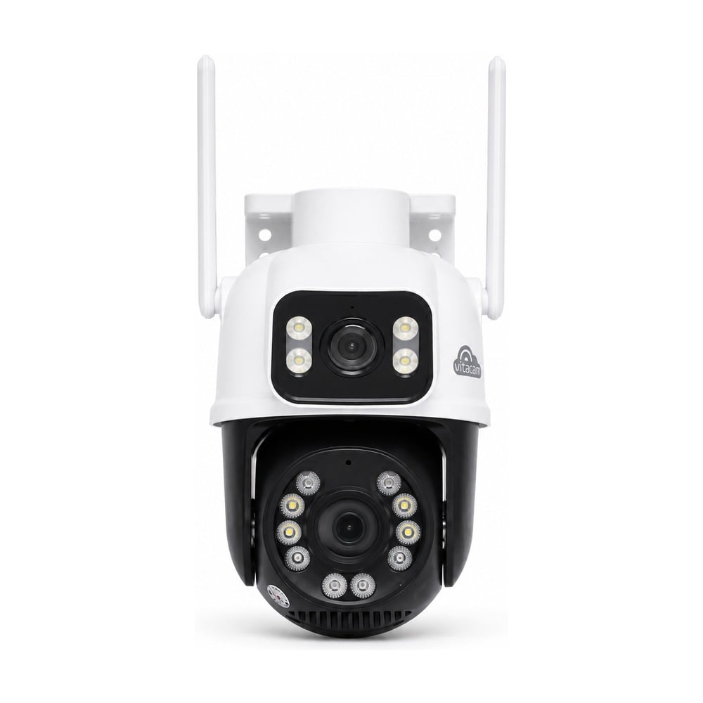 CAMERA 2 MẮT VITACAM DZ8000 KHÔNG GÓC KHUẤT 8.0 MP