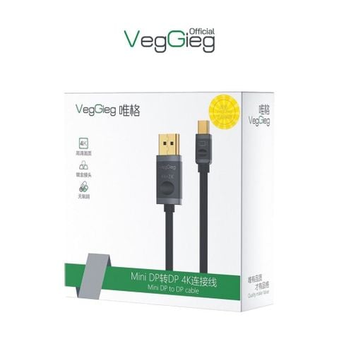 Cáp chuyển Mini DisplayPort sang DisplayPort VEGGIEG V-Z610