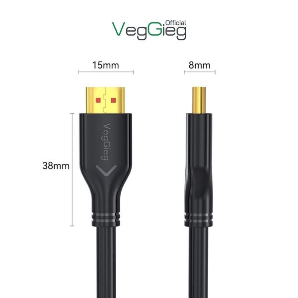 Cáp HDMI 2.0 dài 5m VegGieg V-H109