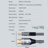 Dây HDMI 8K VEGGIEG V-H405 5m