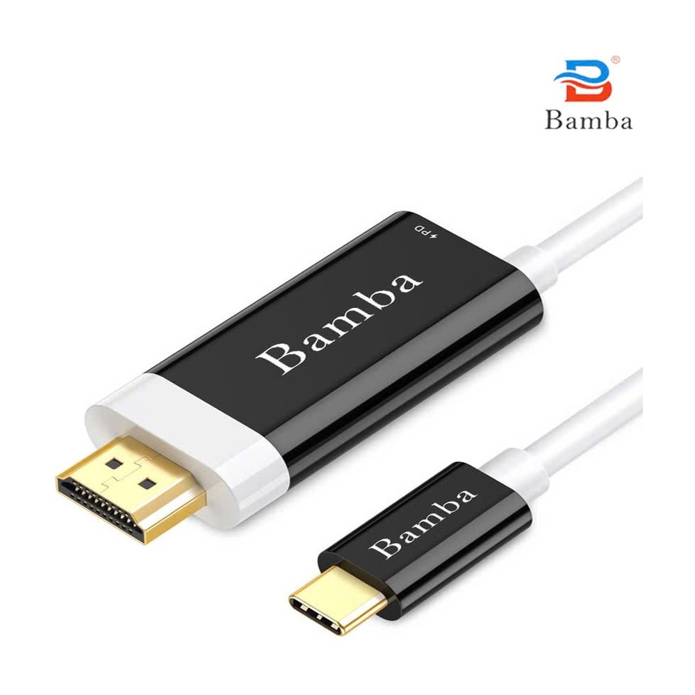 Cáp màn hình Type C – HDMI BamBa 4K/60Hz B54 2m (2 Đầu Đực)