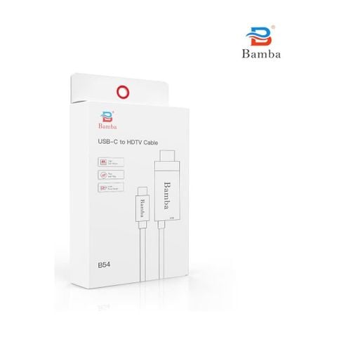 Cáp Chuyển Đổi Type-C Sang HDMI Bamba B54 4K 60Hz 2m