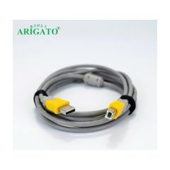 CÁP MÁY IN USB 2.0 ARIGATO 1.5M MÀU XÁM CHỐNG NHIỄU
