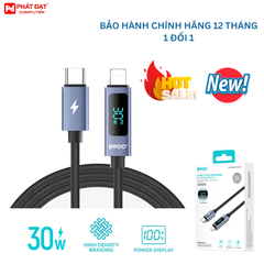 Cáp sạc BWOO BO-X323CL Type-C to Lightning 30W