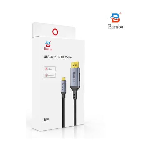 Cáp USB-C sang DisplayPort Bamba B81 1.8m
