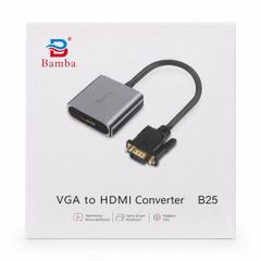 Cáp chuyển VGA sang HDMI Bamba B25