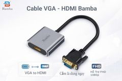 Cáp chuyển VGA sang HDMI Bamba B25