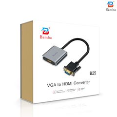 Cáp chuyển VGA sang HDMI Bamba B25