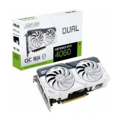 Card màn hình Asus Dual RTX 4060 White OC Edition 8GB GDDR6