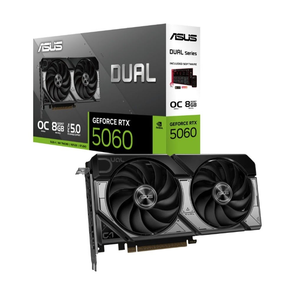 Card màn hình Asus Dual GeForce RTX 5060 8GB OC GDDR7
