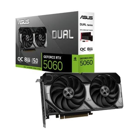 Card màn hình Asus Dual GeForce RTX 5060 8GB OC GDDR7