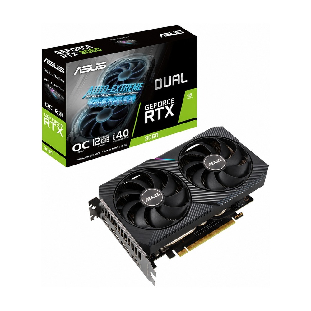 Card màn hình Asus Dual RTX 3060 V2 12GB GDDR6
