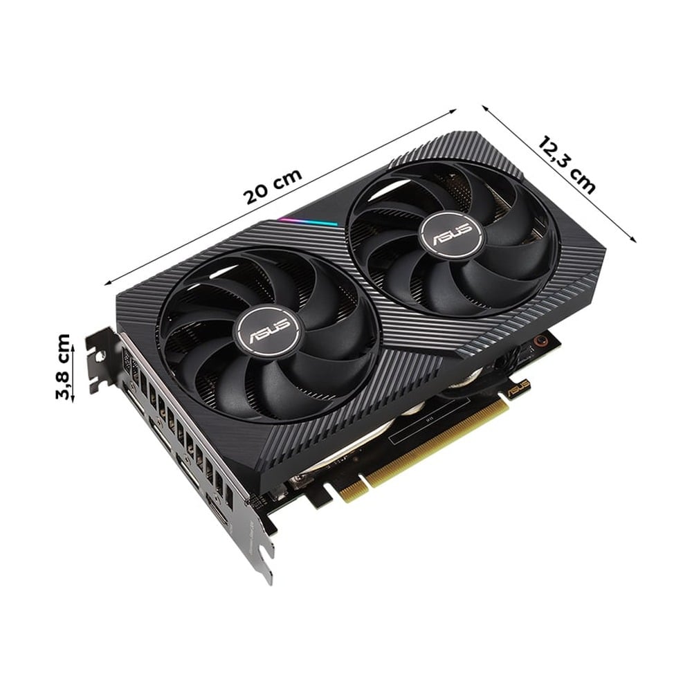 Card màn hình Asus Dual RTX 3060 V2 12GB GDDR6