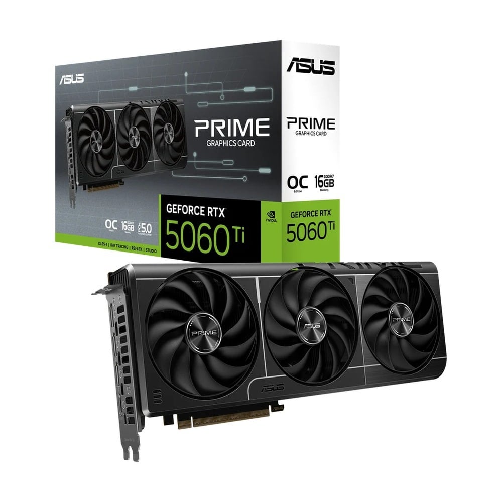 Card màn hình ASUS PRIME GeForce RTX™ 5060 Ti 16GB GDDR7 OC Edition