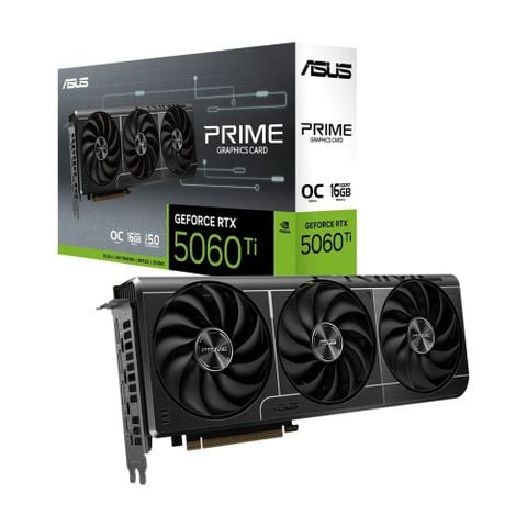 Card màn hình ASUS PRIME GeForce RTX™ 5060 Ti 16GB GDDR7 OC Edition