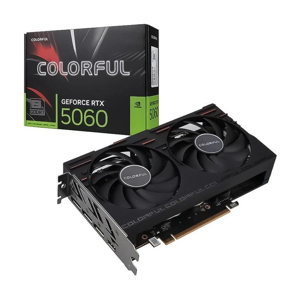 Card màn hình Colorful GeForce RTX 5060 Gaming DUO 8GB-V (8GB GDDR7)
