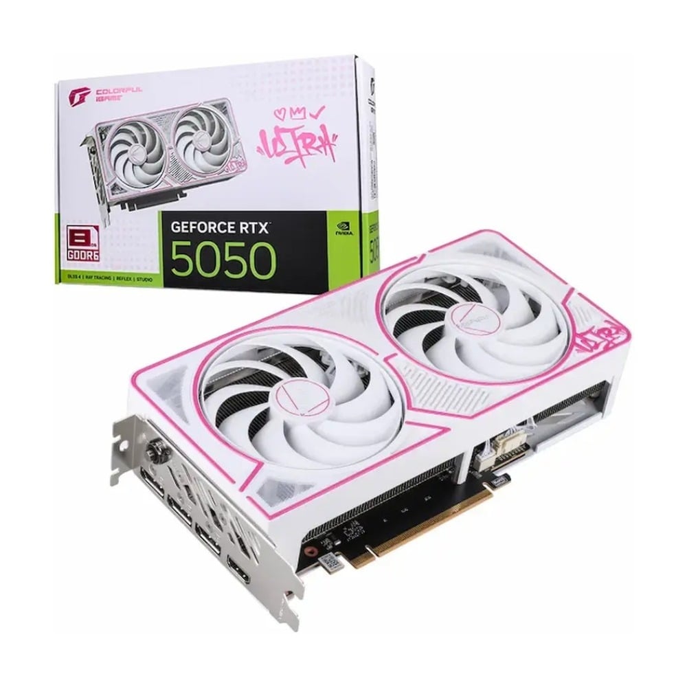 Card màn hình Colorful iGame RTX 5050 Ultra W Duo OC8 GB-V