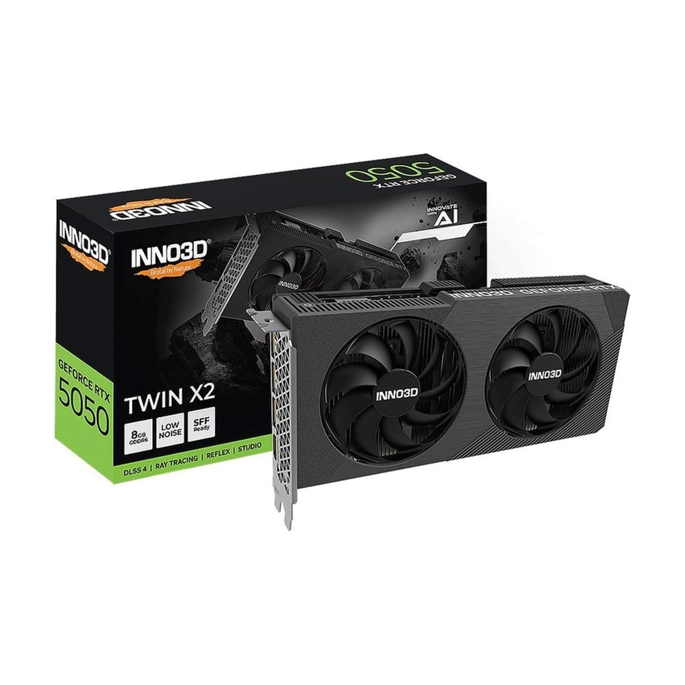 Card màn hình INNO3D GeForce RTX 5050 TWIN X2 (N50502-08D6-174071N)