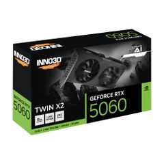 Card màn hình NVIDIA GeForce RTX 5060 INNO3D TWIN X2 | 8GB GDDR7