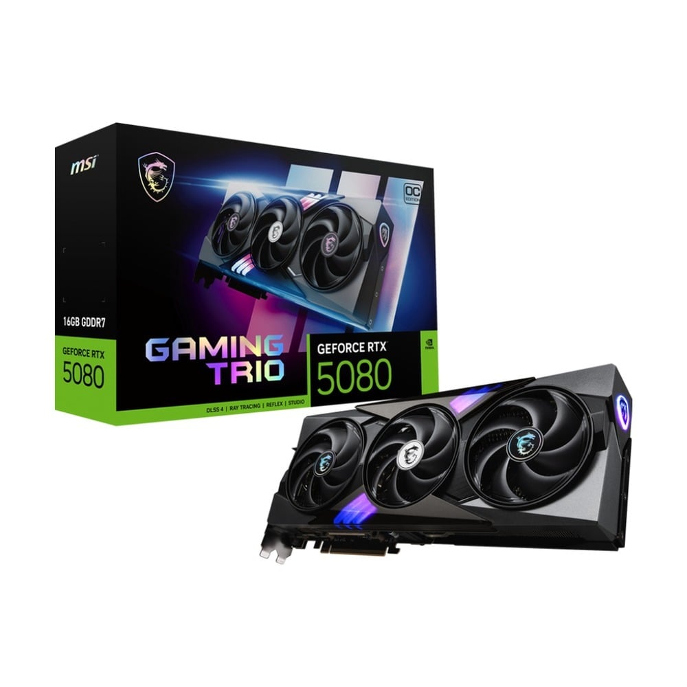Card Màn Hình MSI RTX 5080 Gaming Trio OC 16GB GDDR7