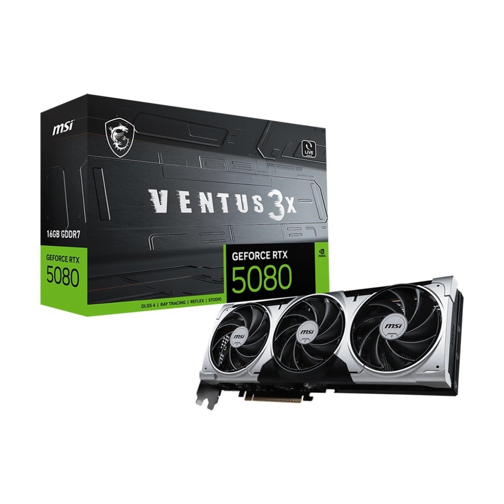 Card Màn Hình MSI GeForce RTX 5080 Ventus 3X OC Plus 16GB GDDR7