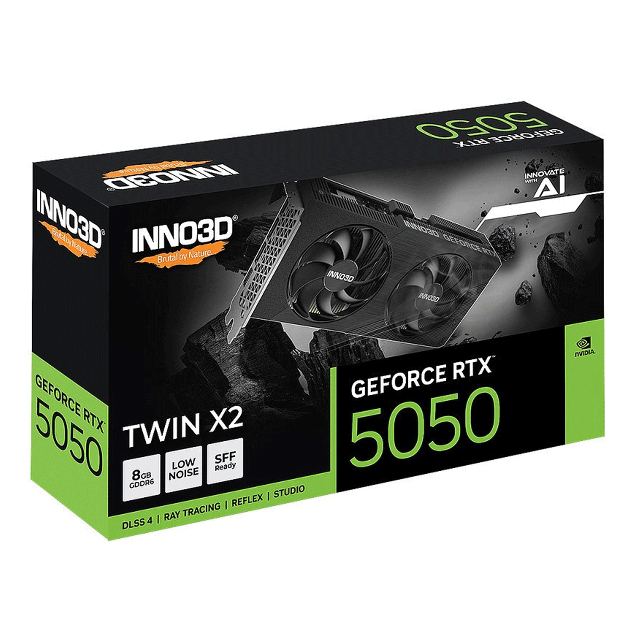 Card màn hình INNO3D GeForce RTX 5050 TWIN X2 (N50502-08D6-174071N)