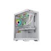 Vỏ Case Centaur Lumix M-ATX Trắng Kèm 3 Fan RGB
