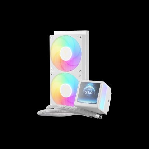 Tản nhiệt nước AIO Gamdias CHIONE P5-240 Trắng