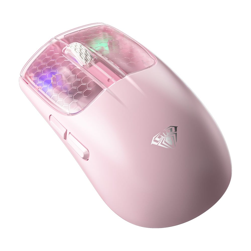 Chuột AULA Gaming SC560 3 mode Hồng
