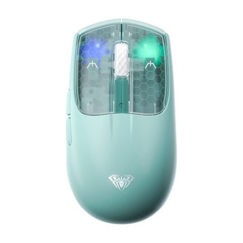 Chuột AULA Gaming SC560 3 mode Xanh lá