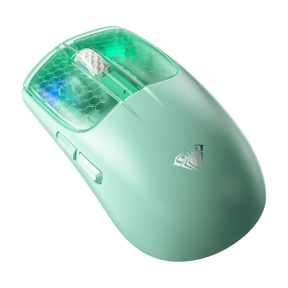 Chuột AULA Gaming SC560 3 mode Xanh lá