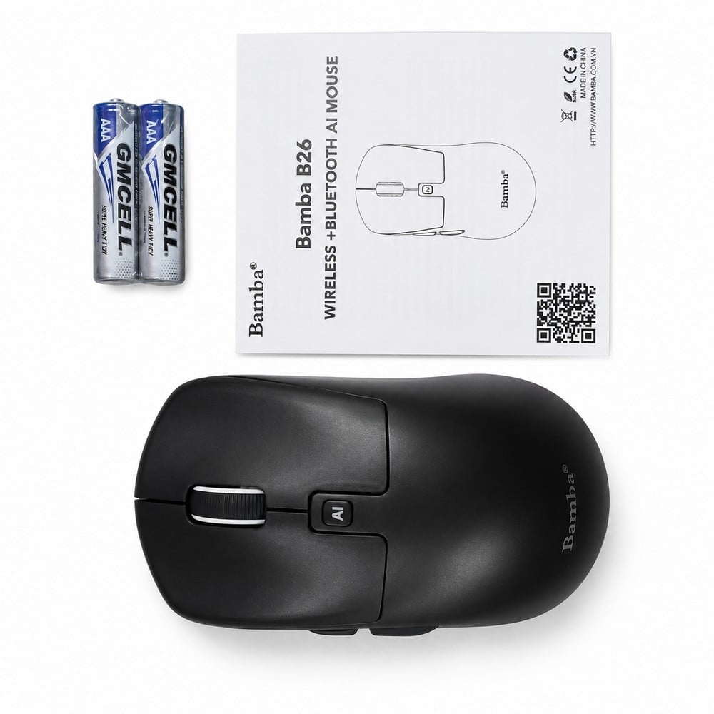 Chuột không dây AI Bamba B26