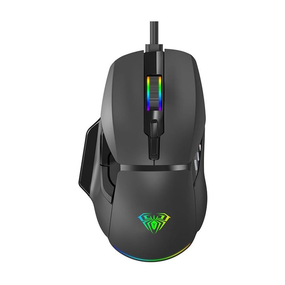 Chuột gaming có dây Aula F815 (Usb/Rgb/Đen)