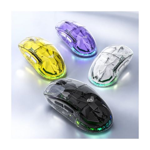 Chuột Gaming Không Dây AULA SC660, LED RGB, 3 Modes, Thiết Kế Độc Đáo