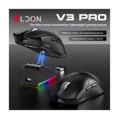 Chuột GAMING TRI-MODE LDON V3 PRO Đen - CÓ DOCK SẠC ĐI KÈM
