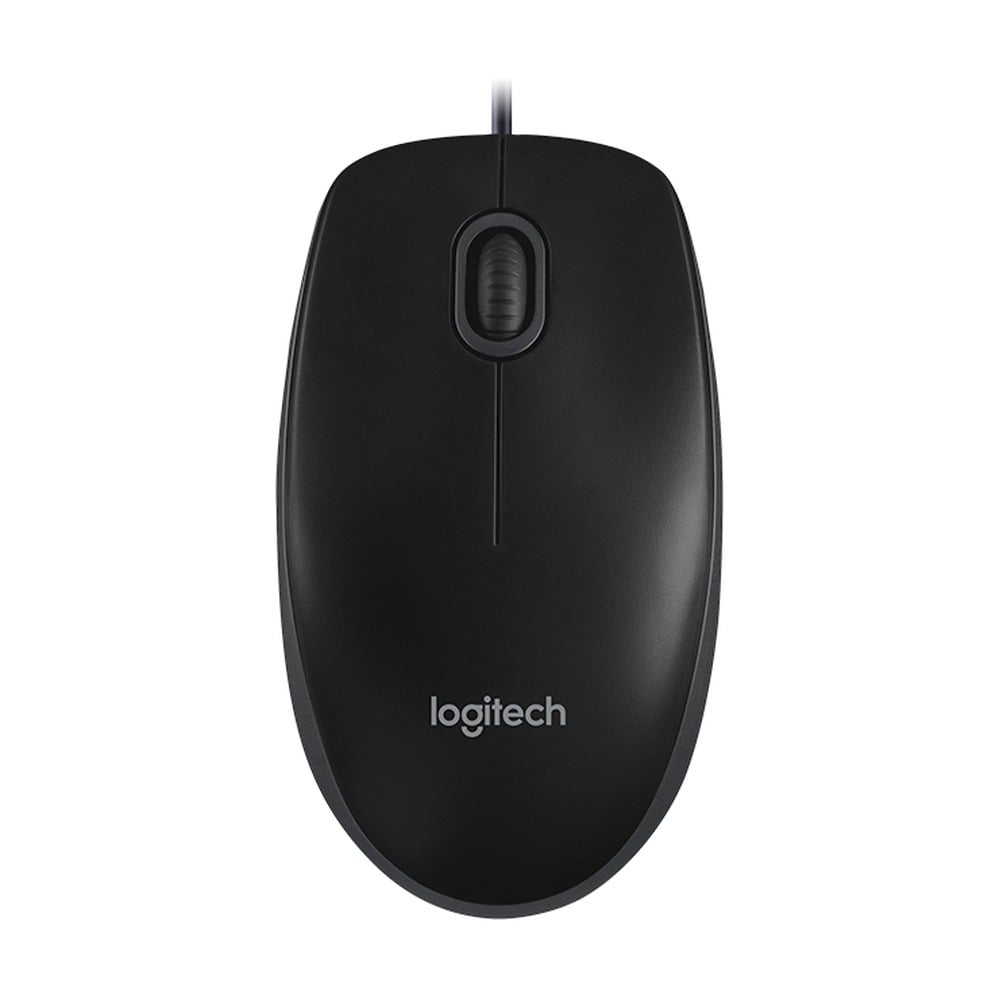 Chuột Logitech B100 Đen Có Dây