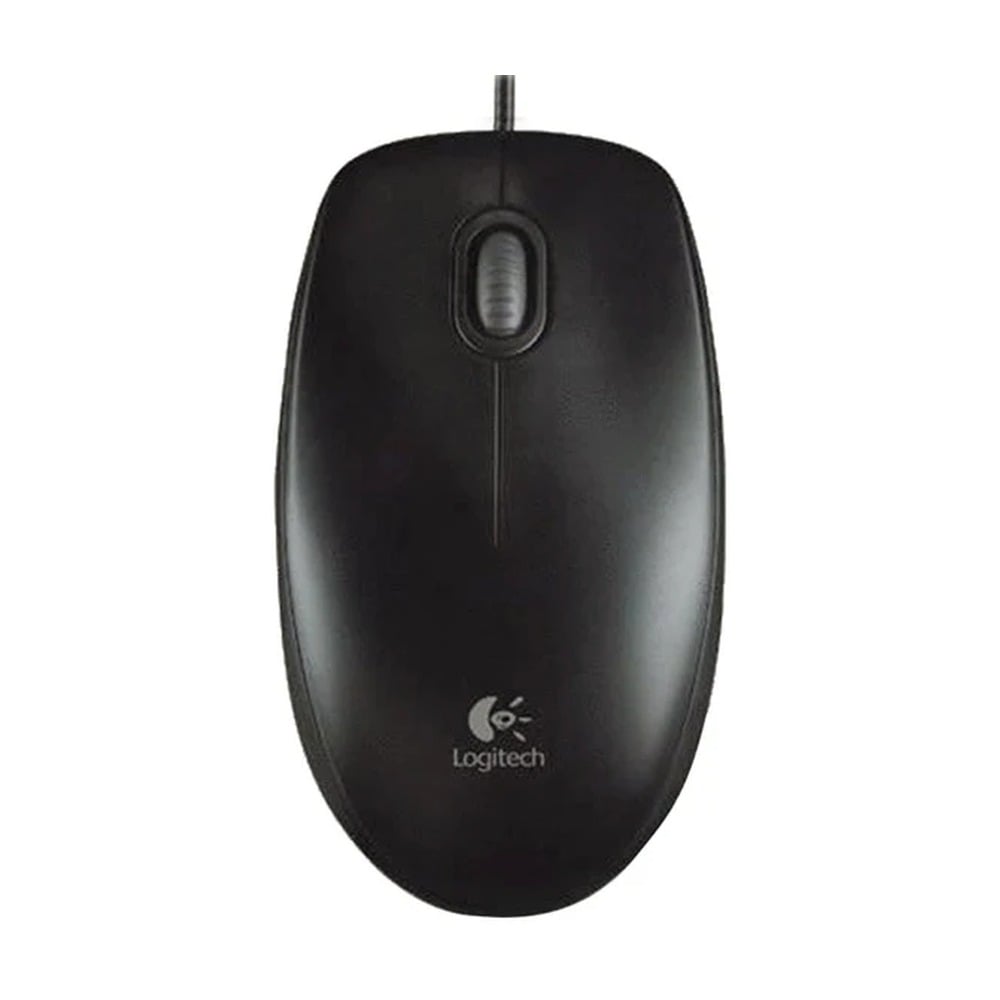 Chuột Logitech B100 Đen Có Dây