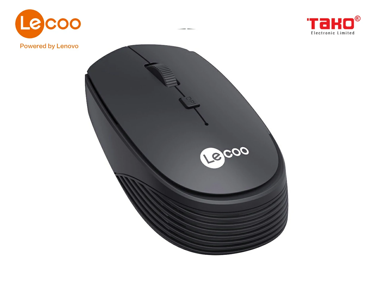 Chuột quang không dây Lecoo WS202 (Đen)