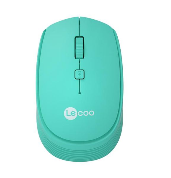Chuột quang không dây Lecoo WS202 (Xanh)