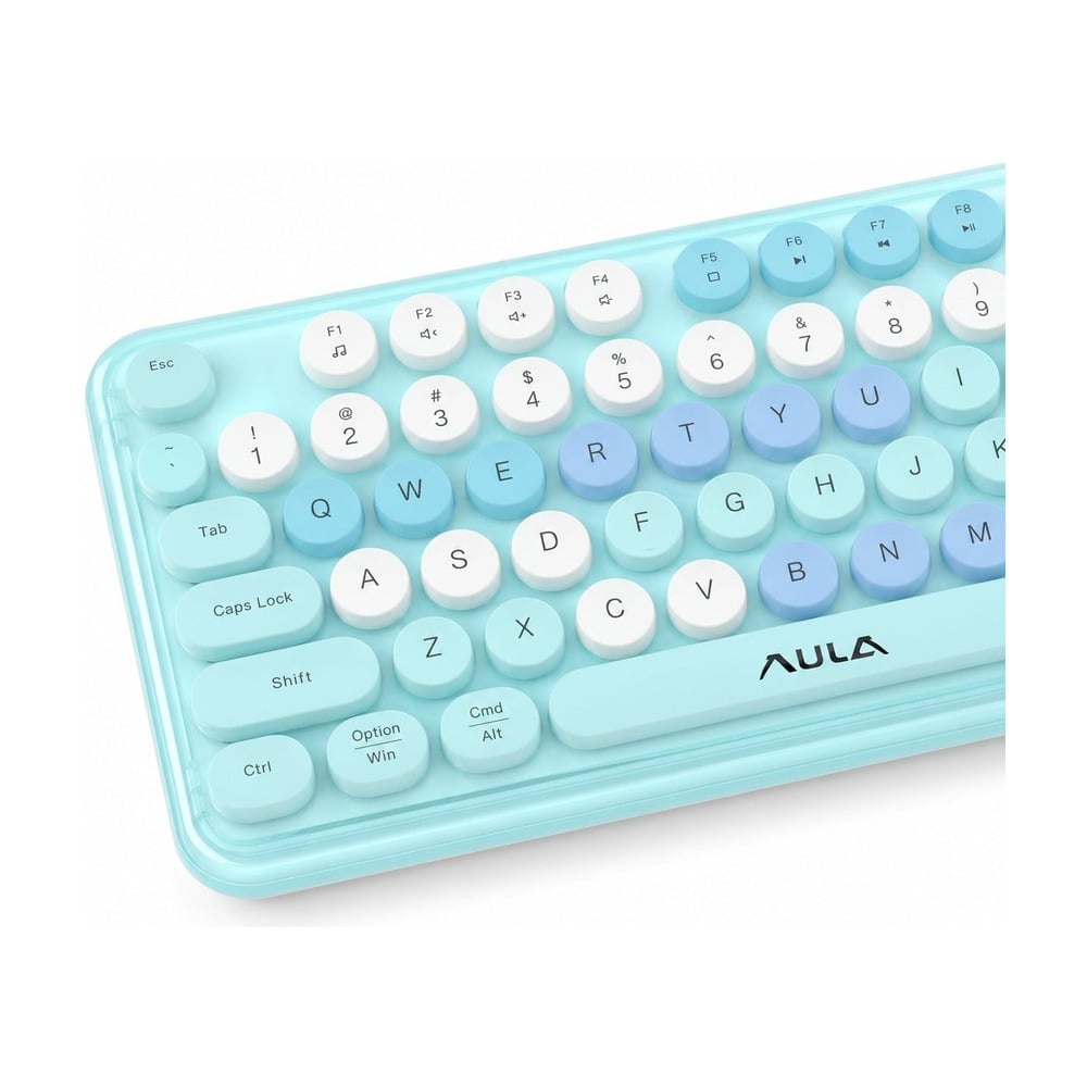 Combo Bàn Phím Chuột AULA AC306 (Xanh Dương) Không Dây
