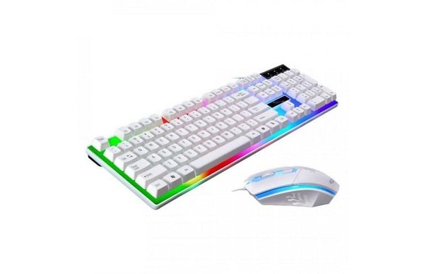 Combo Bàn Phím Chuột G21B (Trắng) Có Dây — ảnh 1