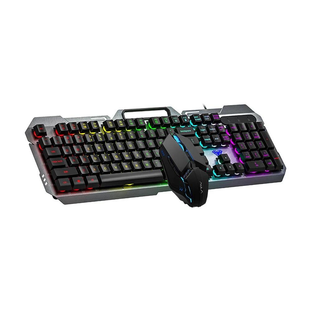 Combo Bàn Phím Chuột Gaming Aula F2023 (Đen) Có Dây