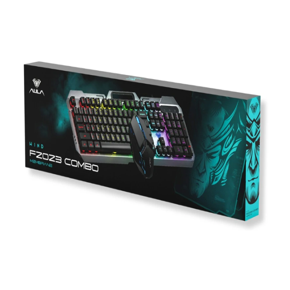 Combo Bàn Phím Chuột Gaming Aula F2023 (Đen) Có Dây