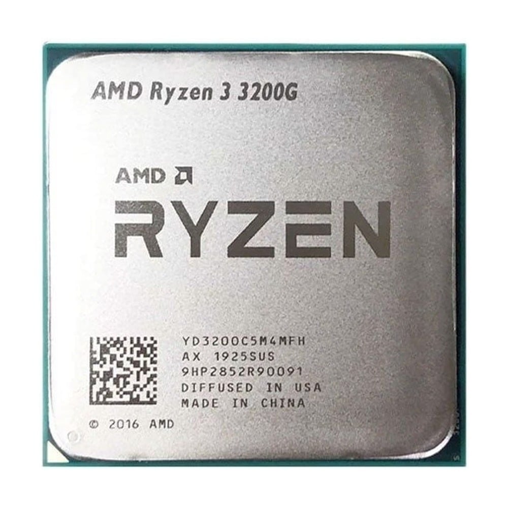 CPU AMD Ryzen 3 3200G (AMD AM4 - 4 Core - 4 Thread - Base 3.6Ghz - Turbo 4.0Ghz - Cache 6MB)