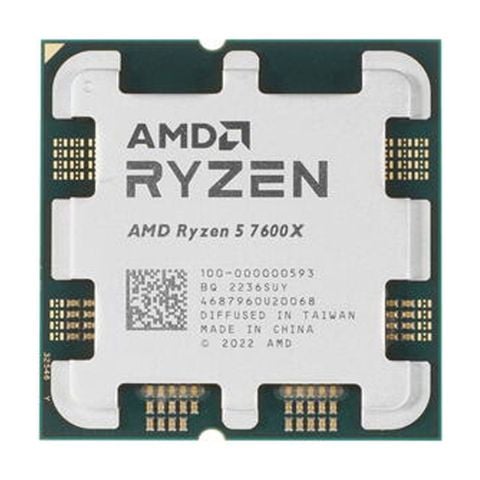 CPU AMD Ryzen 5 7600X (4.7GHz, 6 Nhân 12 Luồng)  - TRAY