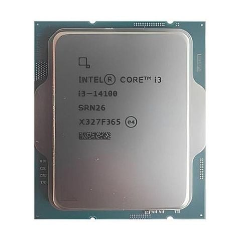CPU Intel Core i3 14100 (3.5GHz, 4 Nhân 8 Luồng) - Tray