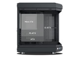 Vỏ Case XIGMATEK CUBI E-ATX/ATX/M-ATX/ITX Đen