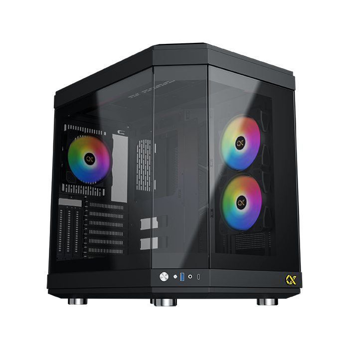 Vỏ Case XIGMATEK CUBI E-ATX/ATX/M-ATX/ITX Đen