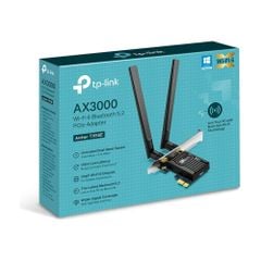 Card mạng Tplink Archer TX55E AX3000 Wi-Fi 6 Bluetooth 5.2 PCIe Adapter