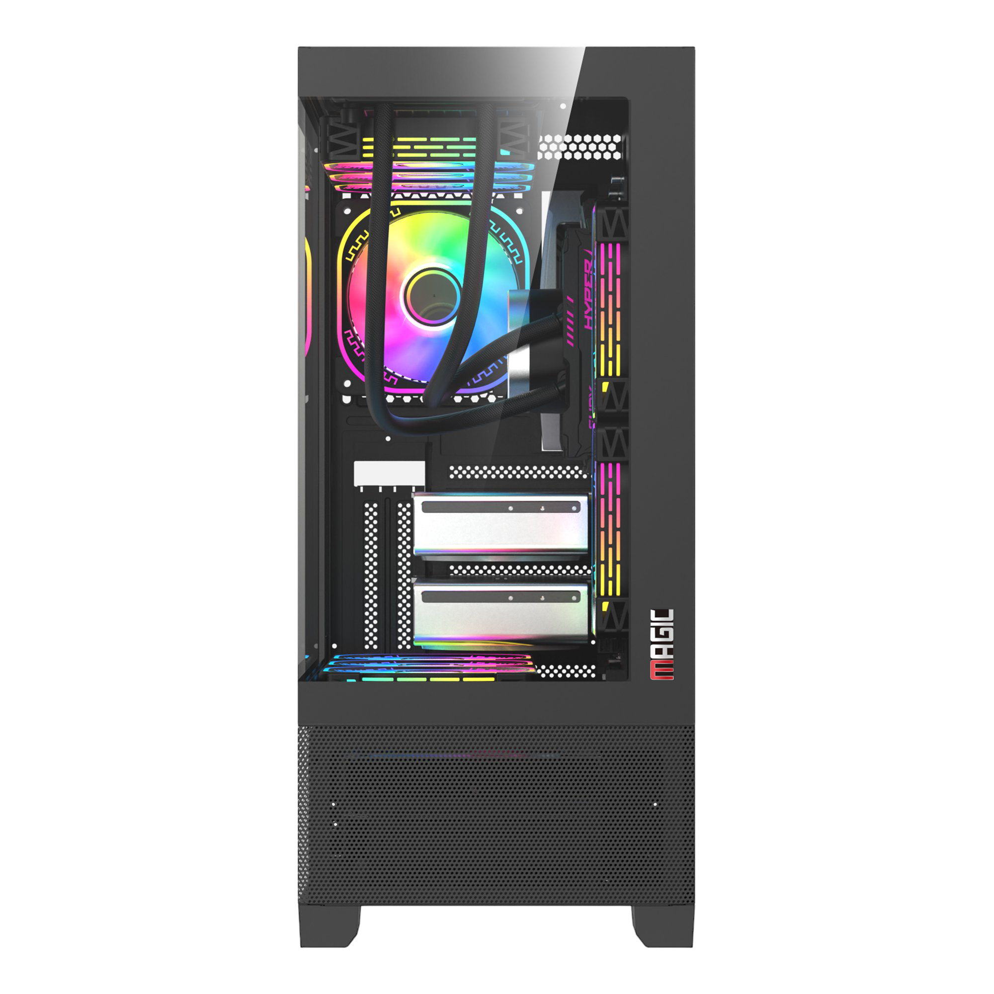 Vỏ Case MAGIC Mix Full Tower E-ATX Đen